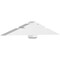 Ekena Millwork Kennewick Architectural Grade PVC Gable Bracket, 72"W x 12"H x 6"D x 6"F, 4/12 Pitch GBP072X12X0606KEN00 - alternate 1